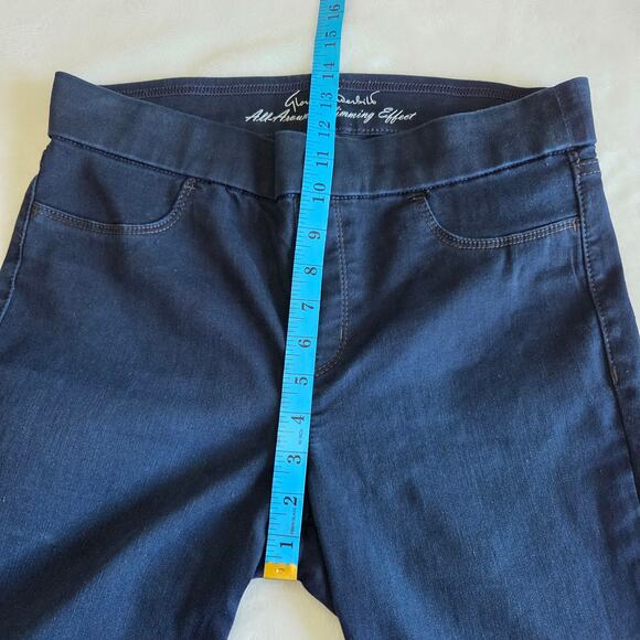 Gloria Vanderbilt Pull On Slimming Effect Stretchy Jeans Size 10 (32X28) Indigo - Picture 6 of 9